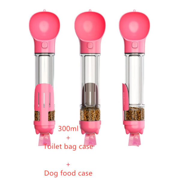 Pet Travel 3 In 1 Dog Water Bottle Feeder Bowl & Stool Bag - Image 10