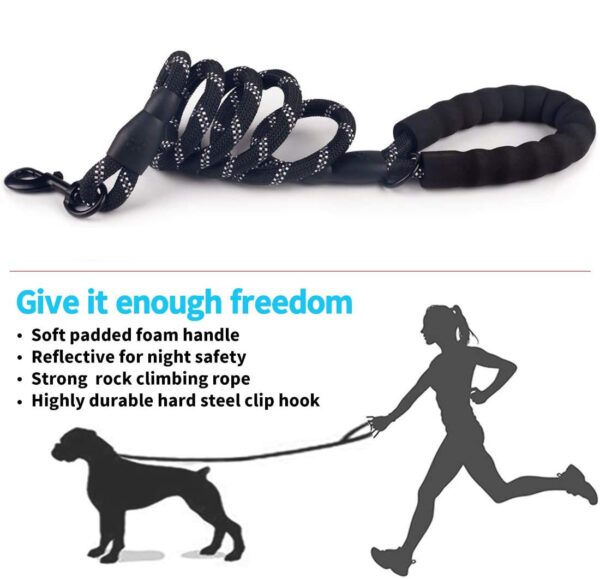 Reflective Heavy Duty Dog  Leash For Small & Medium Sized Dogs - Image 5